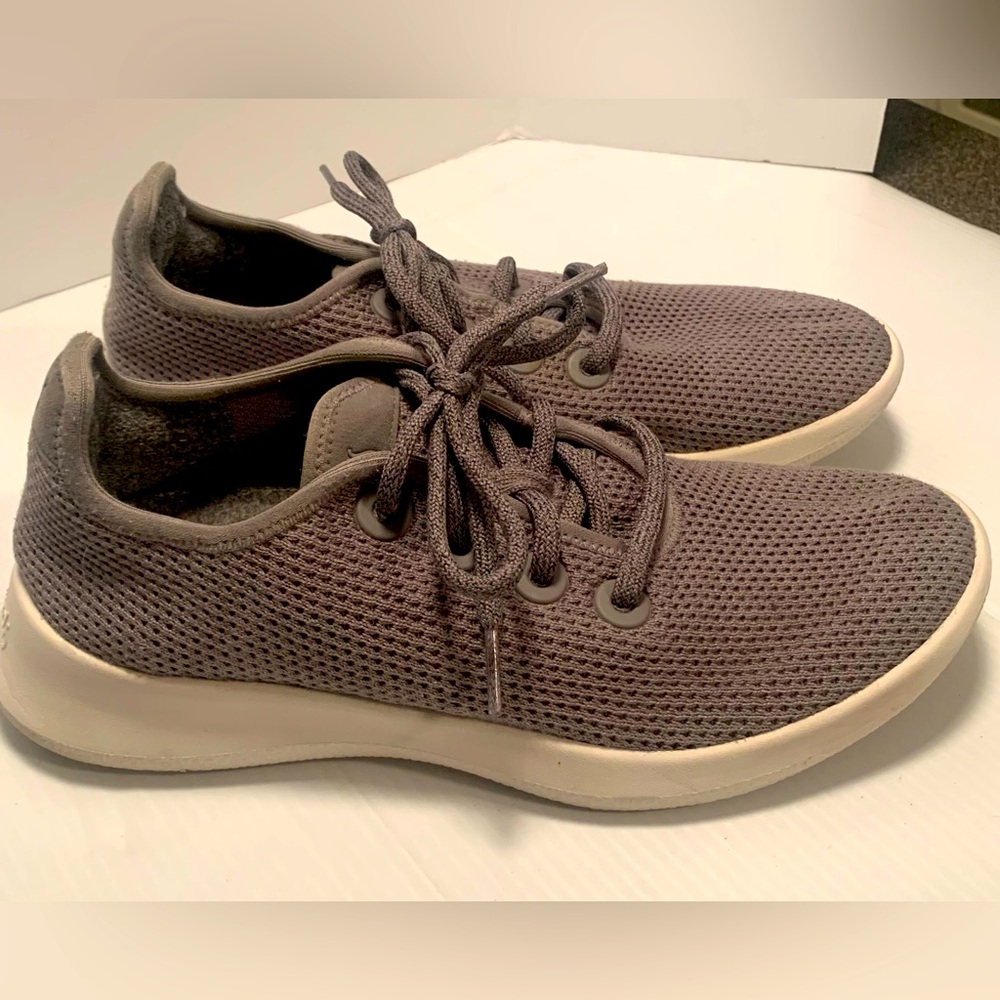 Allbirds Grey White Sole Tree Runners Everyday Shoes Sneakers US 9